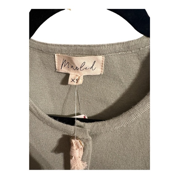 Marled Button Down Cardigan/Jacket. Sage color. Size XS - Picture 4 of 8